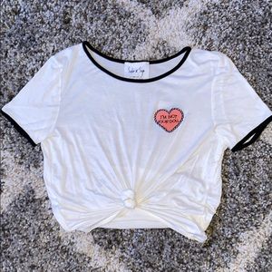 Brandy Melville soft white top